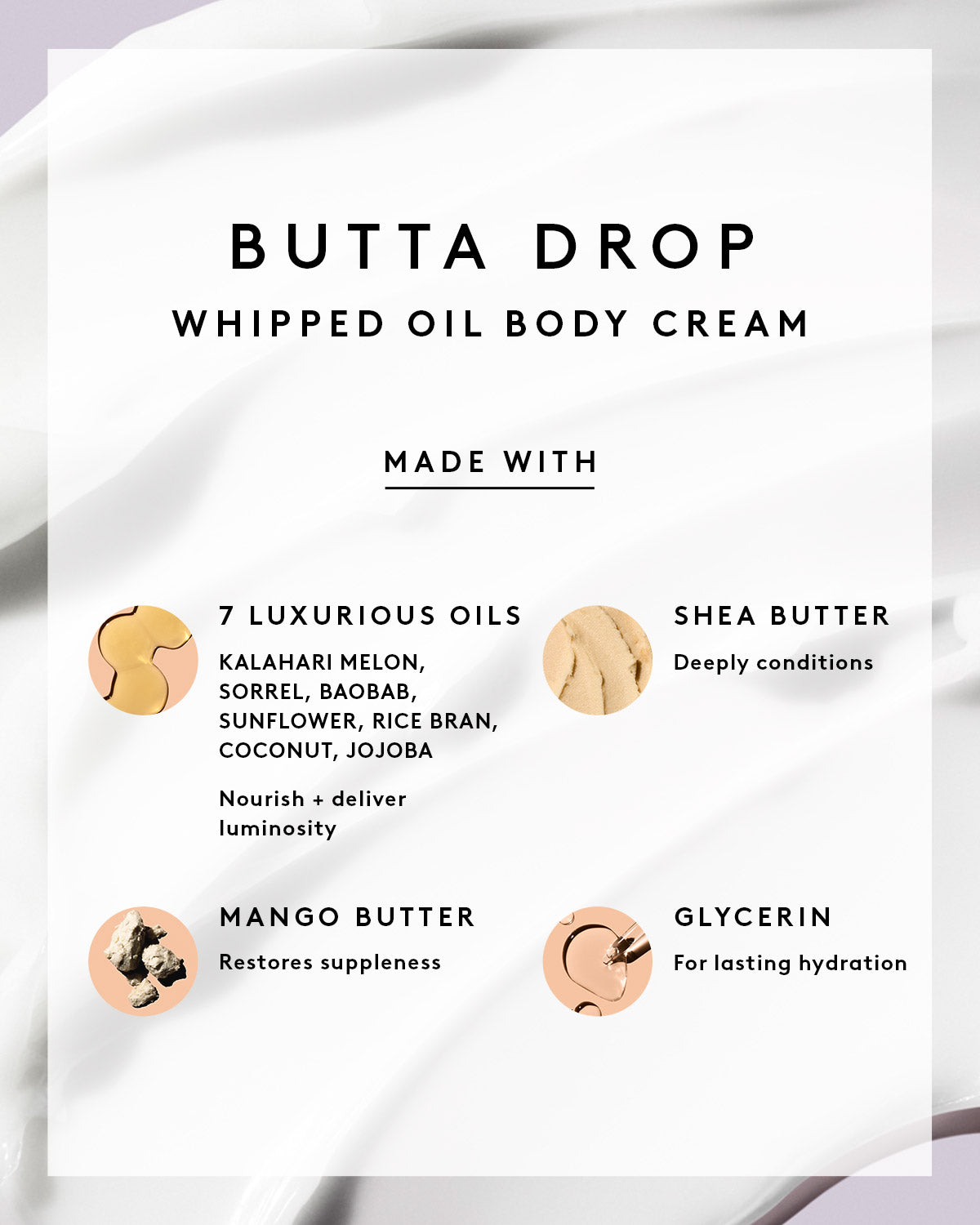 Butta Drop Whipped Oil Body Cream with Tropical Oils + Shea Butter — Fenty Fresh