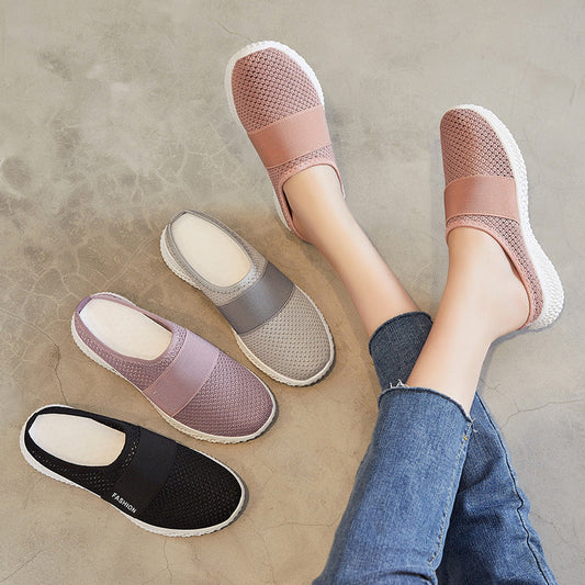 Breathable Half Slippers Pumps Casual