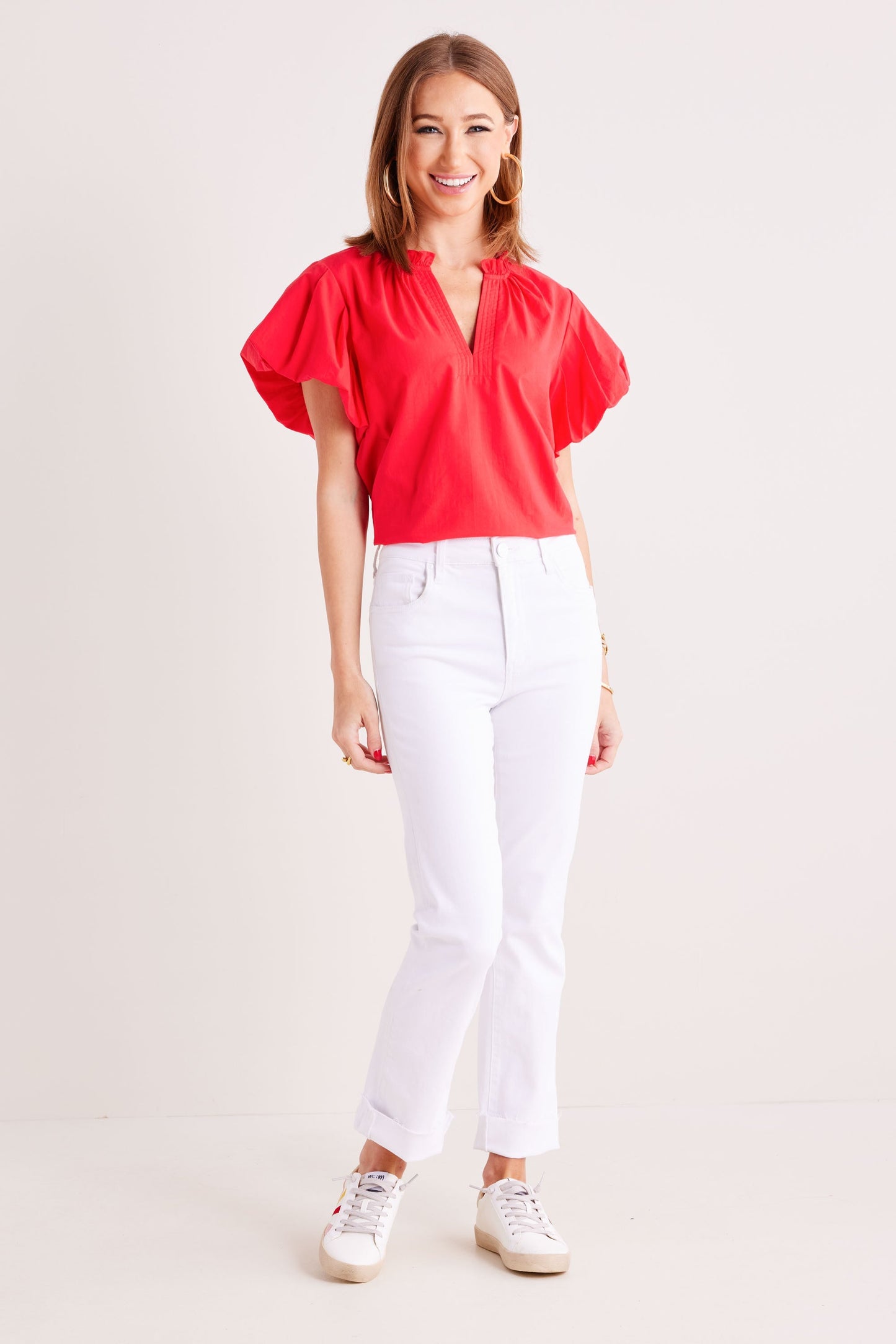 Agnes Top- Red