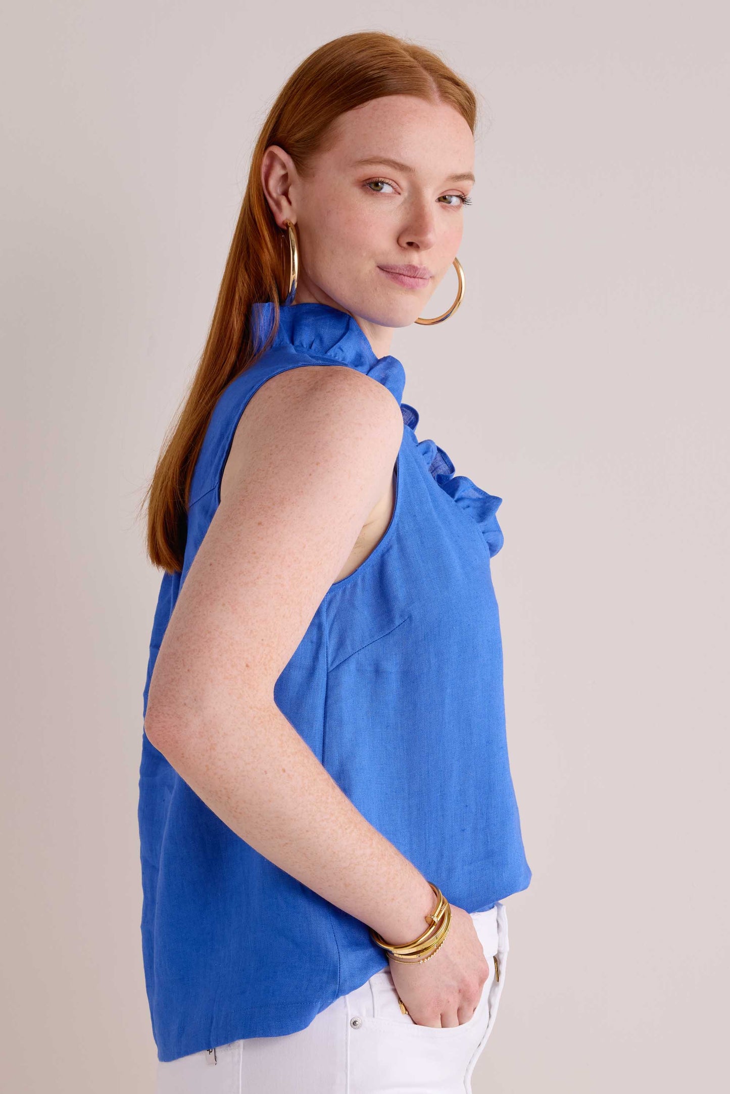 Angie Top- Blue